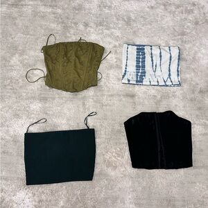 Trendy Tube Tops Various Colors